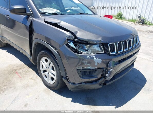 3C4NJCAB0HT668559 2017 JEEP COMPASS Серый Вид спереди