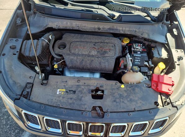 3C4NJCAB0MT570917 2021 JEEP COMPASS Black Engine compartment view