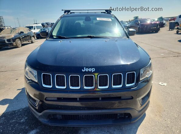 3C4NJCAB0MT570917 2021 JEEP COMPASS Black Front view
