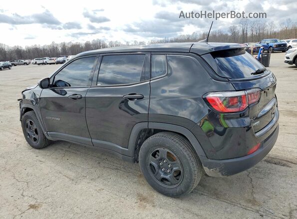 3C4NJCAB1KT809761 2019 JEEP COMPASS Black Հետևի ձախ