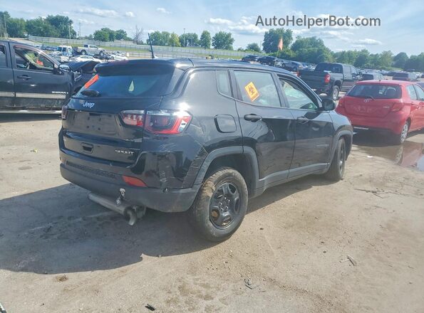 3C4NJCAB1MT548960 2021 JEEP COMPASS Черный Задняя правая четверть