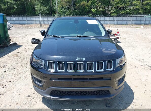 3C4NJCAB2JT124120 2018 JEEP COMPASS Black Вид спереду