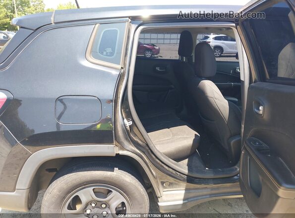 3C4NJCAB2JT124120 2018 JEEP COMPASS Black Вид наклейки з VIN-кодом