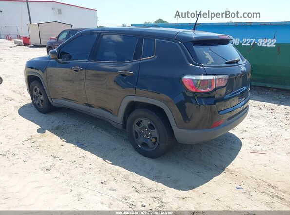 3C4NJCAB2JT124120 2018 JEEP COMPASS Black Задня ліва чверть