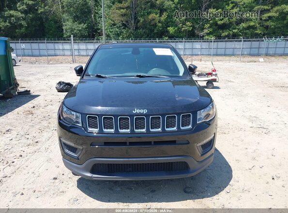 3C4NJCAB2JT124120 2018 JEEP COMPASS Black Вид щитка приладів
