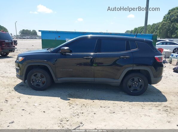 3C4NJCAB2JT124120 2018 JEEP COMPASS Black Панорамний вид салону 360°
