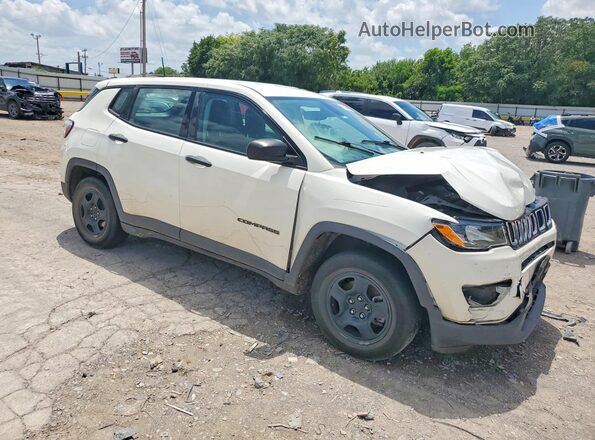 3C4NJCAB2JT369290 2018 JEEP COMPASS White Delantero derecho