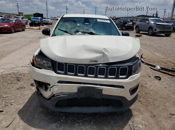3C4NJCAB2JT369290 2018 JEEP COMPASS White Vista frontal