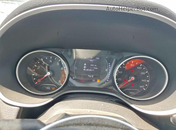3C4NJCAB2JT369290 2018 JEEP COMPASS White Vista del cuadro de instrumentos