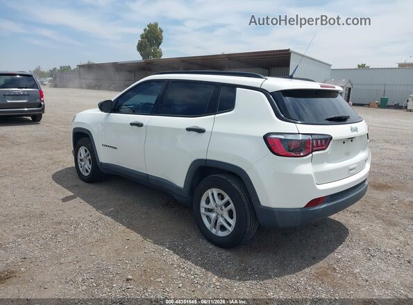 3C4NJCAB2JT374392 2018 JEEP COMPASS White Rear left