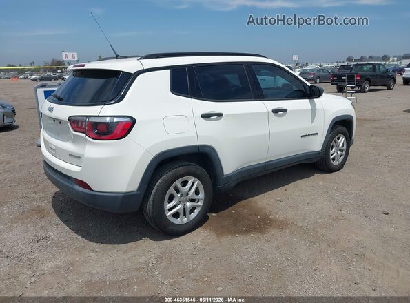 3C4NJCAB2JT374392 2018 JEEP COMPASS White Rear right