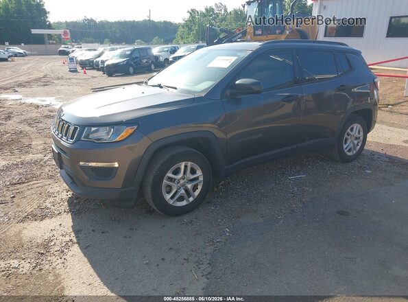 3C4NJCAB2JT405608 2018 JEEP COMPASS Gray Przód lewy