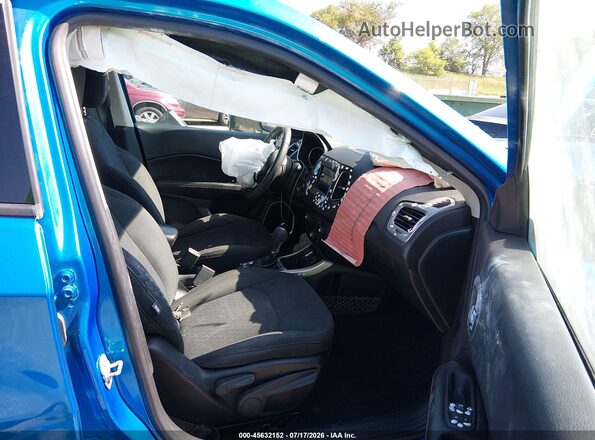 3C4NJCAB2JT468305 2018 JEEP COMPASS Blue Սալոնի դիմացի տեսք