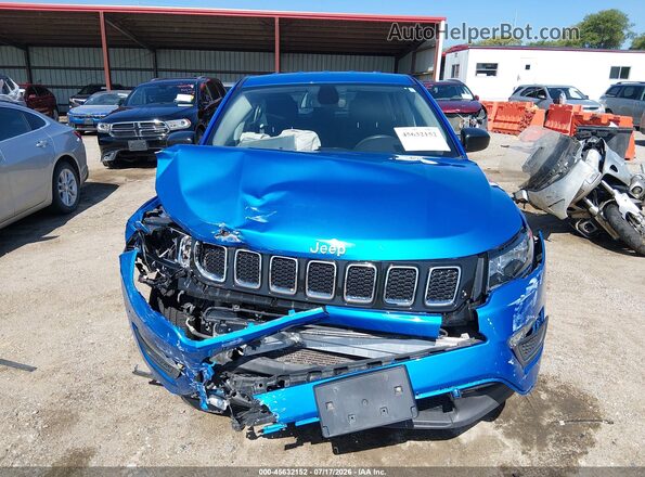 3C4NJCAB2JT468305 2018 JEEP COMPASS Blue Սարքավորումների վահանակի տեսք