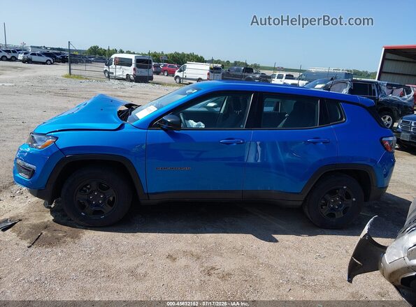 3C4NJCAB2JT468305 2018 JEEP COMPASS Blue Սալոնի 360 աստիճան տեսք