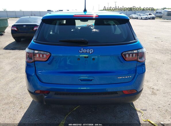 3C4NJCAB2JT468305 2018 JEEP COMPASS Blue 