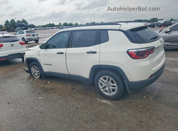 3C4NJCAB3JT208236 2018 JEEP COMPASS White Rear left