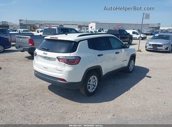 3C4NJCAB3JT374398 2018 JEEP COMPASS White Rear right