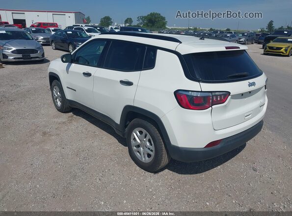 3C4NJCAB3JT374398 2018 JEEP COMPASS White Rear left