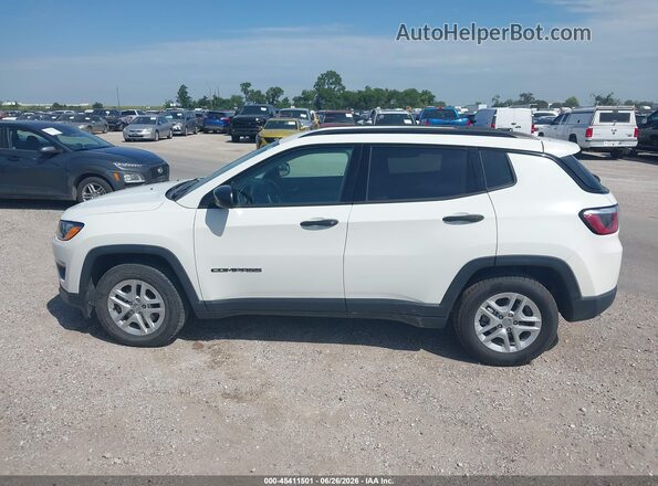 3C4NJCAB3JT374398 2018 JEEP COMPASS White 