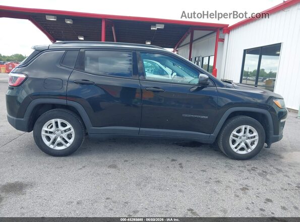 3C4NJCAB3JT416116 2018 JEEP COMPASS Black Widok wnętrza z tyłu