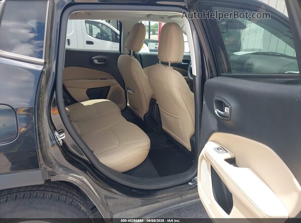 3C4NJCAB3JT416116 2018 JEEP COMPASS Black Widok naklejki z numerem VIN