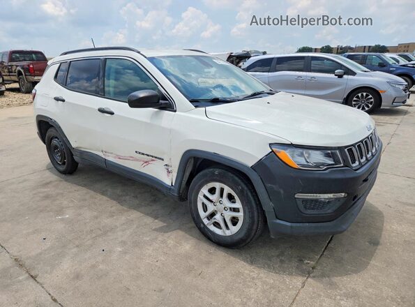 3C4NJCAB3KT615197 2019 JEEP COMPASS White Առջևի աջ