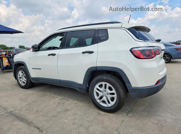 3C4NJCAB3KT615197 2019 JEEP COMPASS White Հետևի ձախ