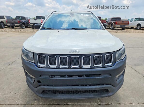 3C4NJCAB3KT615197 2019 JEEP COMPASS White Դիմացի տեսք