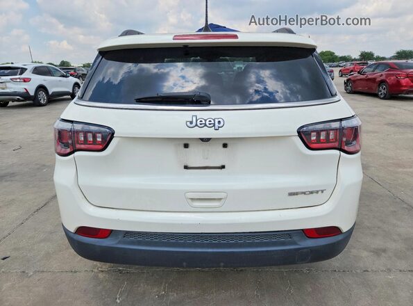 3C4NJCAB3KT615197 2019 JEEP COMPASS White Հետևի տեսք