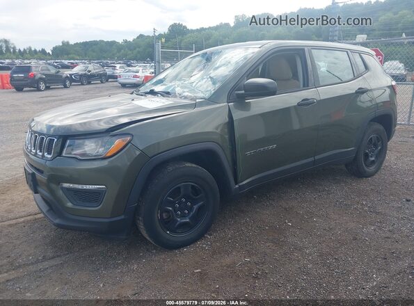 3C4NJCAB4HT669505 2017 JEEP COMPASS Green Front left