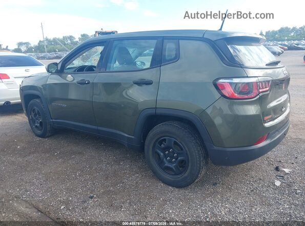 3C4NJCAB4HT669505 2017 JEEP COMPASS Green Rear left