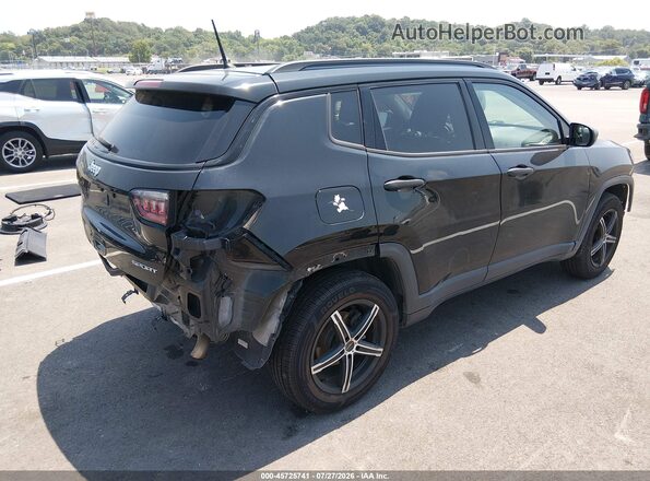 3C4NJCAB4JT181483 2018 JEEP COMPASS Черный Задняя правая четверть