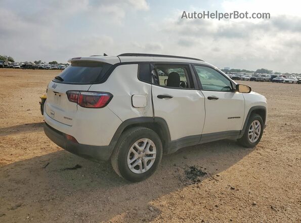 3C4NJCAB4JT328496 2018 JEEP COMPASS White Trasero derecho