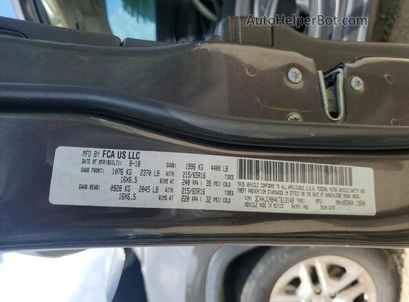 3C4NJCAB4KT613149 2019 JEEP COMPASS Charcoal Շարժիչի բաժամունքի տեսք