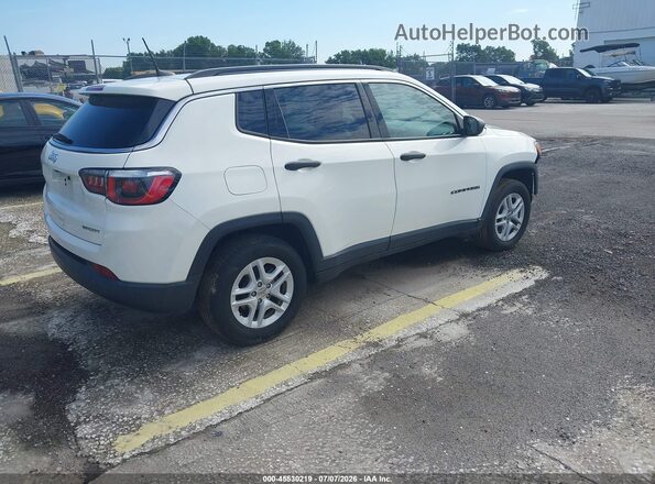 3C4NJCAB4LT121688 2020 JEEP COMPASS Белый Задняя правая четверть
