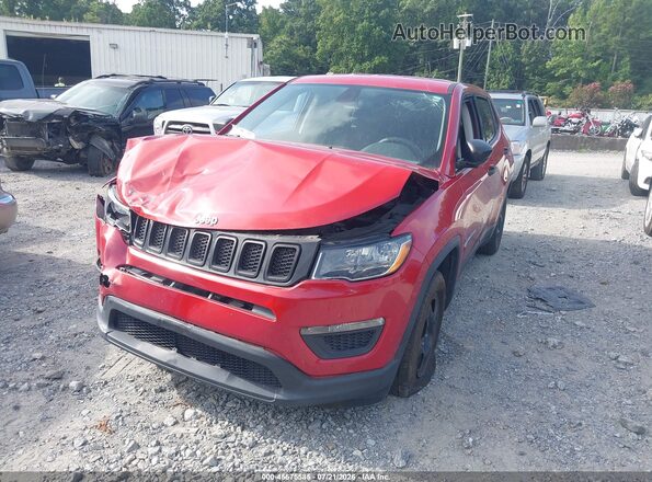 3C4NJCAB4LT169823 2020 JEEP COMPASS Red Передня ліва чверть