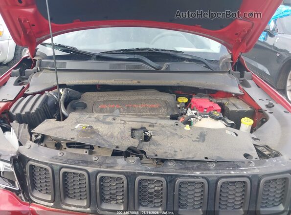 3C4NJCAB4LT169823 2020 JEEP COMPASS Red Вид ззаду
