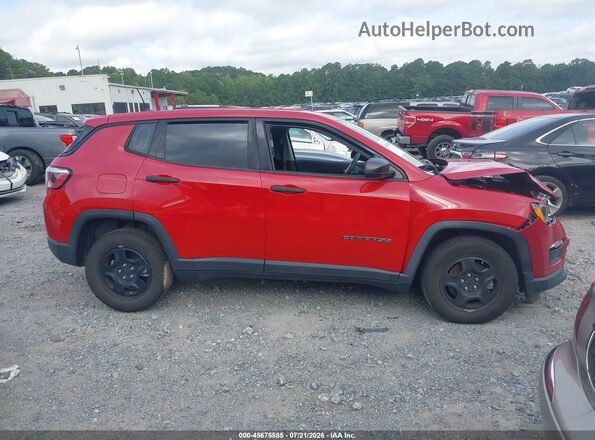 3C4NJCAB4LT169823 2020 JEEP COMPASS Red Вид задньої частини салону