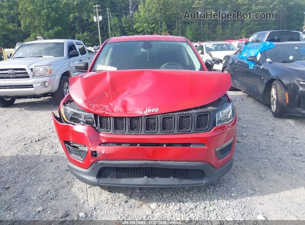3C4NJCAB4LT169823 2020 JEEP COMPASS Red Вид щитка приладів