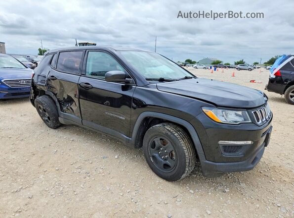 3C4NJCAB5JT468377 2018 JEEP COMPASS Black Առջևի աջ
