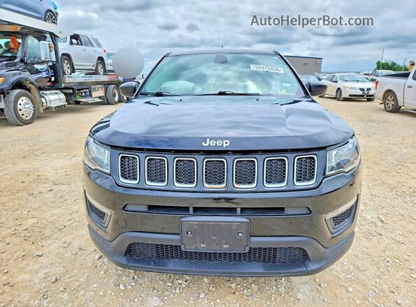 3C4NJCAB5JT468377 2018 JEEP COMPASS Black Դիմացի տեսք