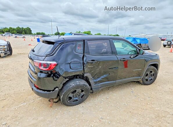 3C4NJCAB5JT468377 2018 JEEP COMPASS Black Հետևի աջ