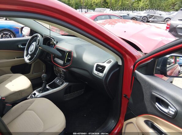 3C4NJCAB5KT679578 2019 JEEP COMPASS Red Vista interior delantera