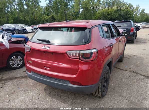3C4NJCAB5KT679578 2019 JEEP COMPASS Red Trasero derecho