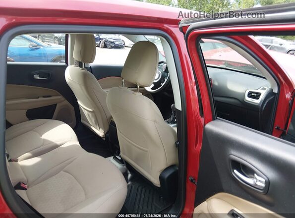 3C4NJCAB5KT679578 2019 JEEP COMPASS Red Vista de la etiqueta del VIN