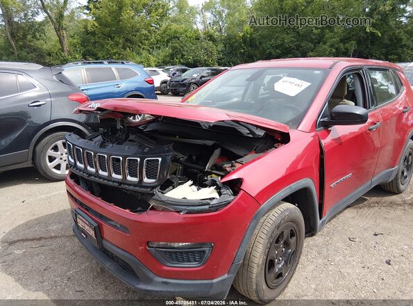 3C4NJCAB5KT679578 2019 JEEP COMPASS Red Vista frontal