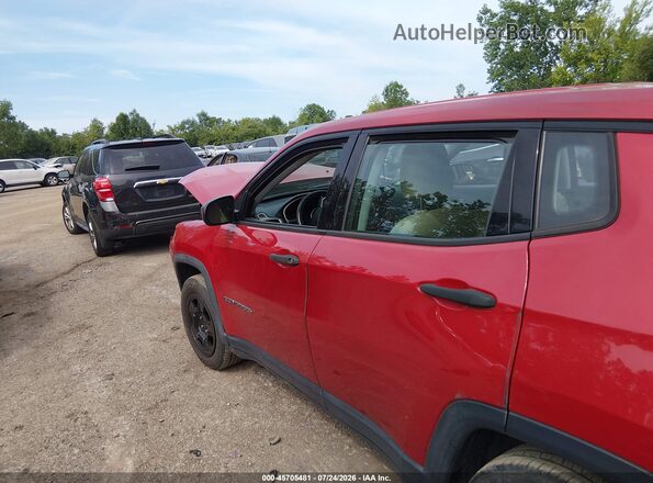 3C4NJCAB5KT679578 2019 JEEP COMPASS Red Vista interior de 360 grados