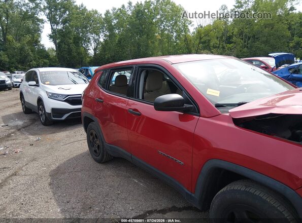 3C4NJCAB5KT679578 2019 JEEP COMPASS Red Vista interior trasera