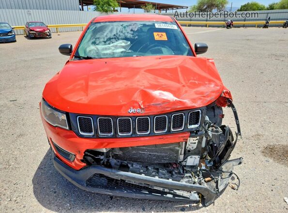 3C4NJCAB5MT576972 2021 JEEP COMPASS Orange Vista frontal
